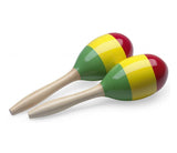 Pair of Large Wood Maracas