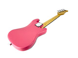 Zenison PINK Left Handed Electric Base Guitar, Small Scale 36 Inch Mini Sized