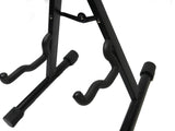 A-Frame Folding Guitar Stand - Heavy Duty Black