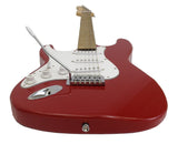 Zenison Southpaw Electric Guitar - Left Handed, Triple Pickups 3 - Red