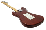 Zenison Strat Guitar Burl Maple Sunburst Tobacco Solid Wood Electric Guitar
