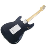Zenison Electric 6 String Black Guitar Combo Starter Set Solid Wood Body Case