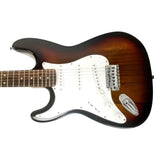 Left Handed Triple Pickups Electric Guitar - Sunburst