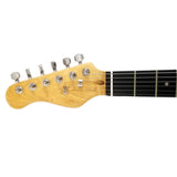 Left Handed Triple Pickups Electric Guitar - Sunburst