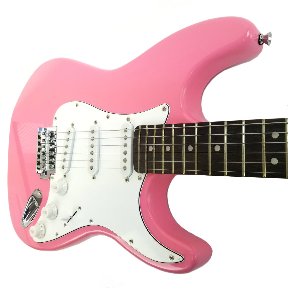 Hot pink store guitar