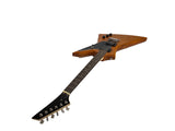 Right Handed Rock Style Electric Guitar - Natural Brown
