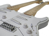 Double Neck Electric Guitar - White
