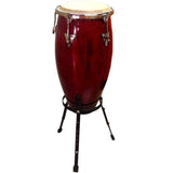 11" Conga Drum and Stand - Red Wine