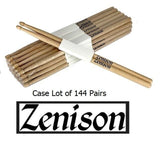 144 PAIRS - 2B WOOD TIP NATURAL MAPLE DRUMSTICKS PRO 24 DRUM STICKS NEW