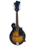 Zenison F-Style 8-String Acoustic Mandolin – Classic Sunburst Finish with F Holes