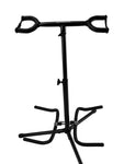 Adjustable Dual Guitar Display Stand - Traditional Design