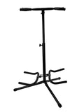 Adjustable Dual Guitar Display Stand - Traditional Design