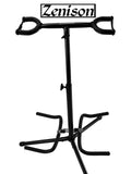 Adjustable Dual Guitar Display Stand - Traditional Design