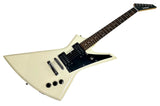 Zenison White Electric 6 String Right Handed Hard Rock Heavy Metal Style