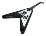 Electric Guitar 6 String Solid Wood Body Bolt on Neck ROCK METAL Style Black