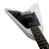 Right Handed V-Style Electric Guitar - Gloss White