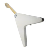 Right Handed V-Style Electric Guitar - Gloss White