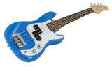 36" Children's Electric Bass Guitar - Blue