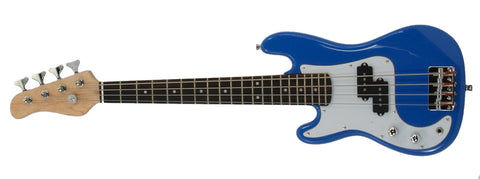 36" Children's Left Handed Electric Bass Guitar - Blue