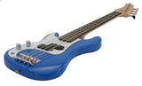 36" Children's Left Handed Electric Bass Guitar - Blue
