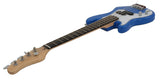 36" Children's Left Handed Electric Bass Guitar - Blue