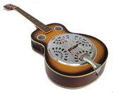 Acoustic/Electric Resonator Guitar with Steel Pan - Sepele Spruce Wood