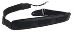 GUITAR STRAP GENUINE LEATHER Pad 1/2" Thick BLACK 47-60" Belt BASS ELECTRIC