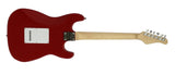 Zenison Southpaw Electric Guitar - Left Handed, Triple Pickups 3 - Red