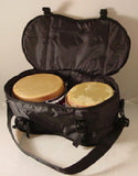 7"+8" Pair Deluxe Padded Bongo Bag - Rounded Style