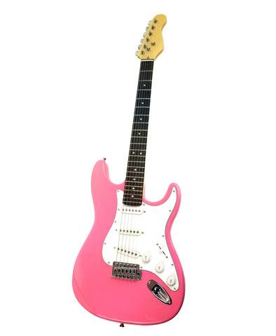 Electric Six String Guitar - Hot Pink