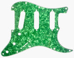 Replacement Guitar Pickguard Stratocaster Fit - Green Pearloid