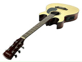 Acoustic / Electric Cutaway Style Guitar - Natural