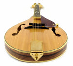 8-String MANDOLIN A-Style NATURAL WOOD Acoustic SANDALWOOD, SPRUCE Gold Hardware