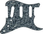 Replacement Guitar Pickguard Stratocaster Fit - Black Pearloid
